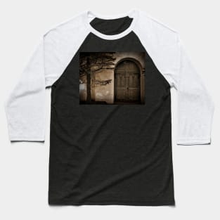 Tree And Chapel Door Baseball T-Shirt